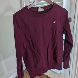 Champion Maroon Sweatshirt Size Medium